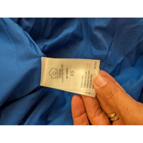 Farm Rio A Brasileira Maxi TShirt Dress Red Tropical Toucan Print XS 100% Cotton - Picture 5 of 7